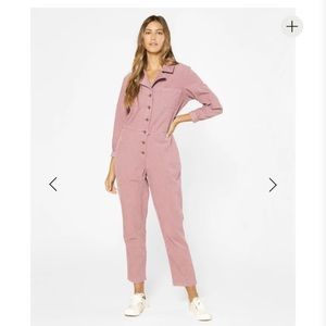 Outerknown: Lou Cord Jumpsuit. Dusty Pink. Worn once